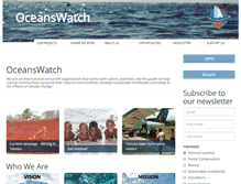 Tablet Screenshot of oceanswatch.org